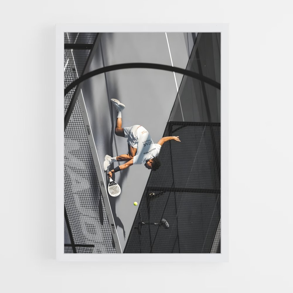 Poster Saut de Filet – affiche Padel (vue 3)